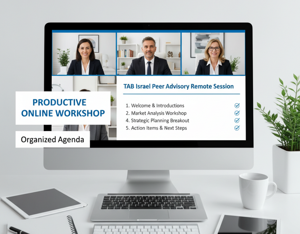 Tips for Effective Virtual Meetings and Workshops | TAB Israel